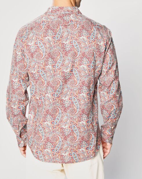 Camicia bandana stampata multicolor