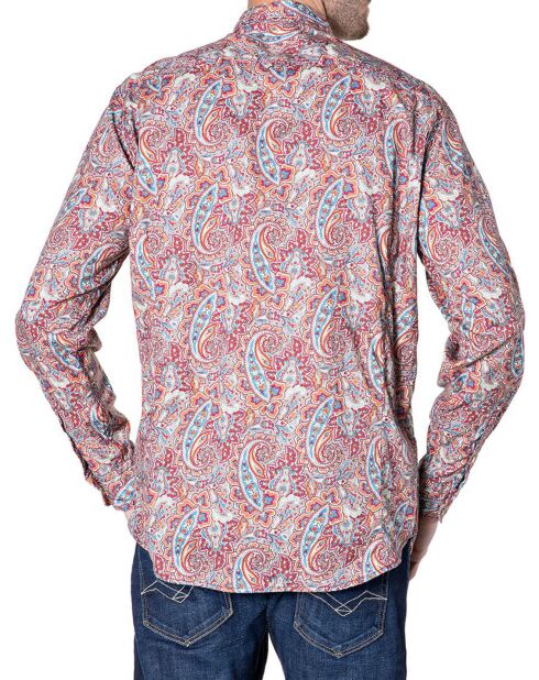 Camicia bandana stampata multicolor