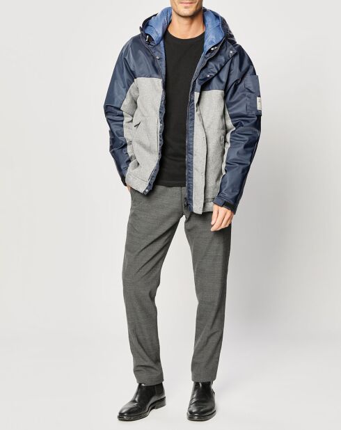 Pantalones en mezcla de lana Tailorded Essential gris oscuro