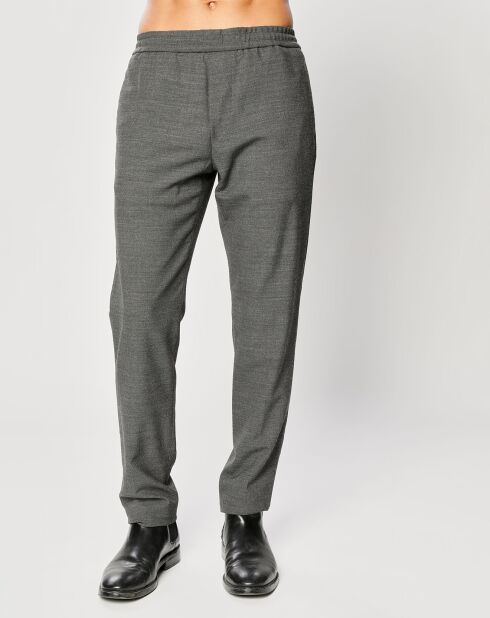 Pantalones en mezcla de lana Tailorded Essential gris oscuro