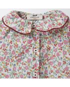 Blouse Liberty rose clair