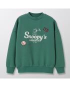 Sweat Cyrillus x Peanuts Snoopy vert clair