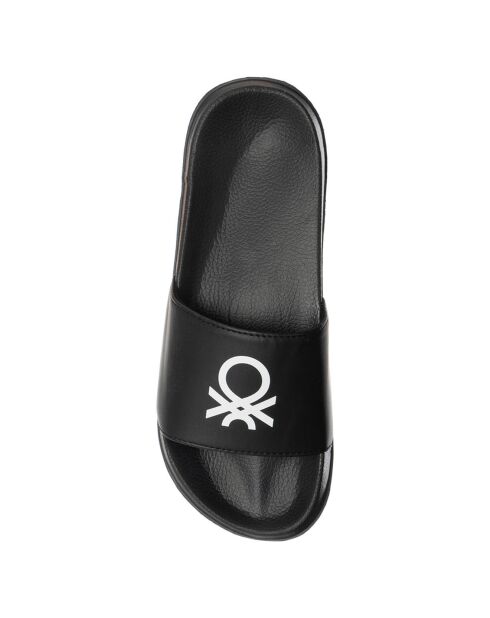 Schwarz/weiße Jules Pantoletten