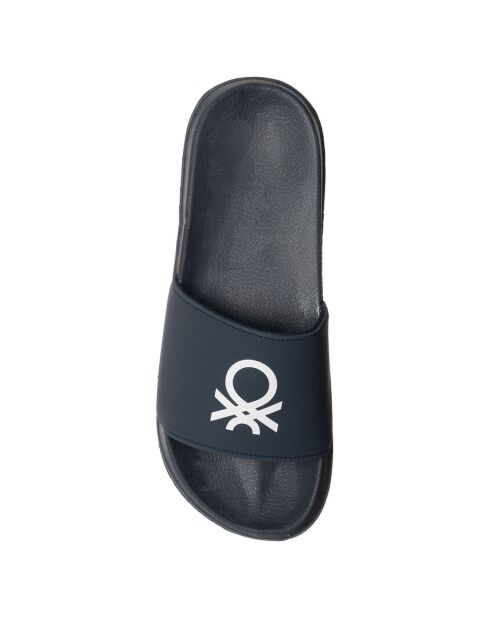 Mules Jules marine/blanc