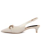 Slingbacks Milou beiges - Talon 5 cm