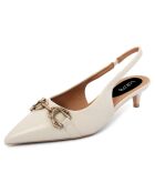 Slingbacks Milou beiges - Talon 5 cm