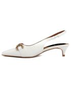 Slingbacks Milou blancs - Talon 5 cm