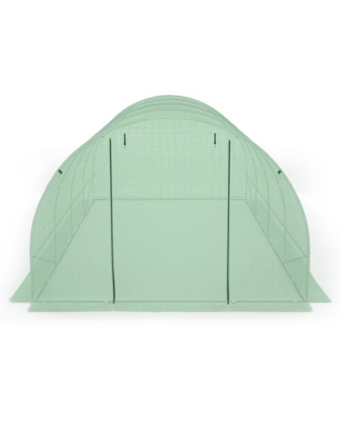 Telone verde rinforzato per serra da giardino con assortimento di verdure - 600x300x200 cm