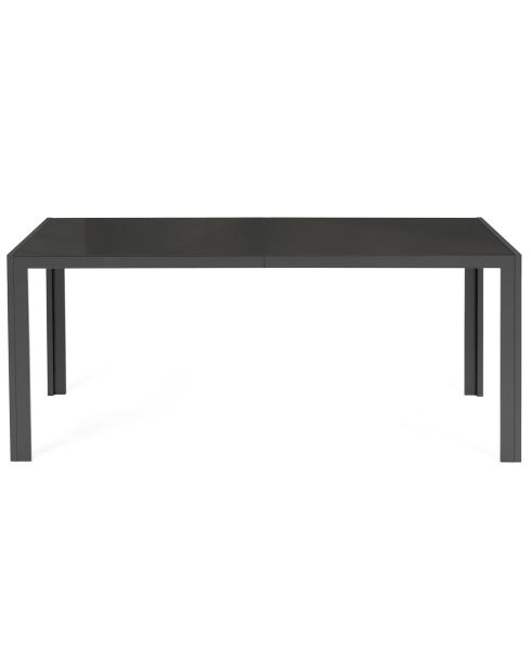 Table de jardin Majorca gris anthracite - 190x80x73 cm