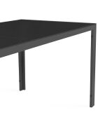 Table de jardin Majorca gris anthracite - 190x80x73 cm