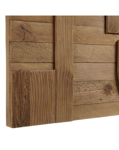 Décoration murale A formes géométriques bois - 98x80 cm