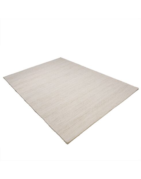 Tapis en Laine texturée Sacha beige - 230x160 cm