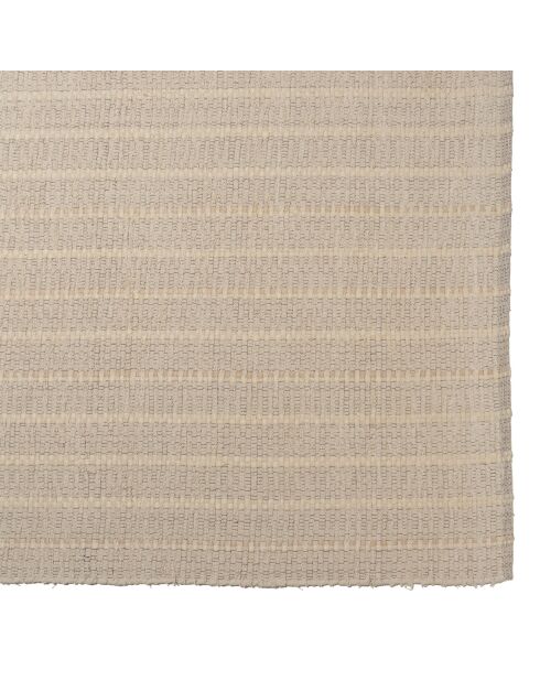 Tapis en Coton recyclé Sacha ivoire - 230x160 cm