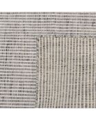 Tapis en Laine tissée Quentin blanc/gris - 230x160 cm