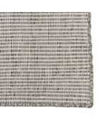 Tapis en Laine tissée Quentin blanc/gris - 230x160 cm