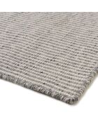 Tapis en Laine tissée Quentin blanc/gris - 230x160 cm