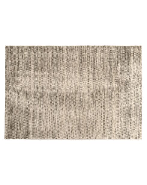 Tapis en Laine tissée Quentin blanc/kaki - 290x200 cm