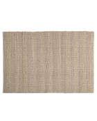 Tapis en Jute & Coton Quentin sable/ivoire/noir - 230x160 cm