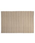 Tapis en Jute & Coton Quentin sable/ivoire/noir - 290x200 cm