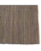 Tapis en Jute & Coton Quentin sable/noir - 230x160 cm