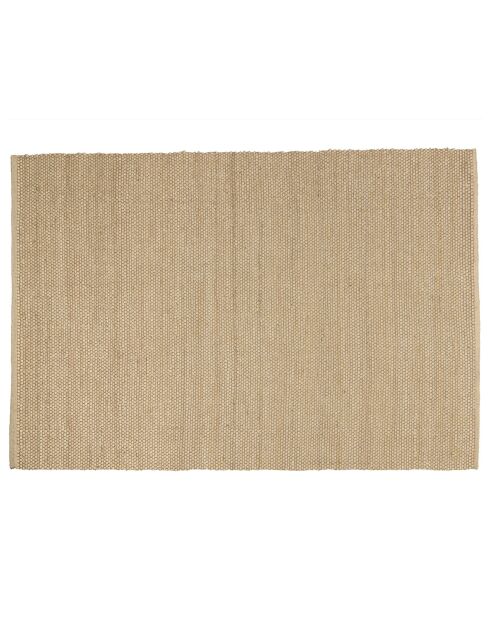 Tapis en Jute & Coton Quentin beige - 230x160 cm