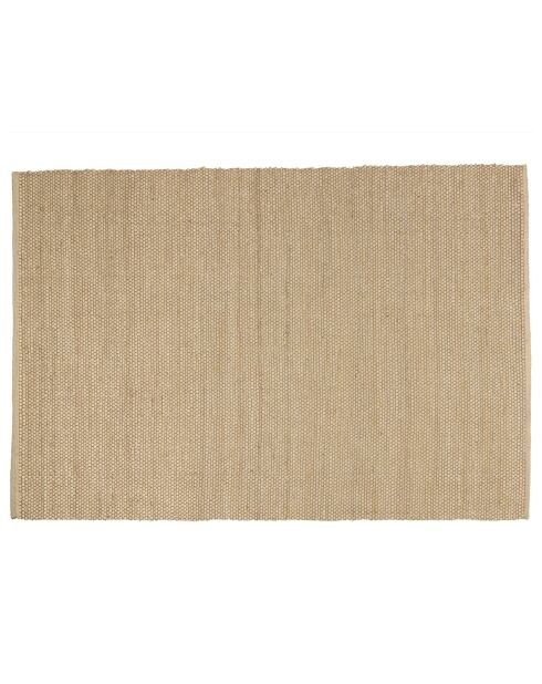 Tapis en Jute & Coton Quentin beige - 230x160 cm