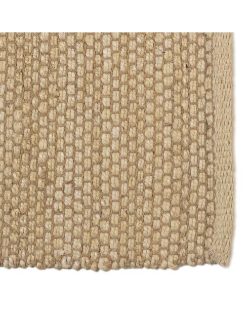 Tapis en Jute & Coton Quentin beige - 230x160 cm