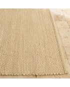 Tapis en Jute & Coton Quentin beige - 230x160 cm