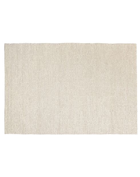Tapis en Laine tissée Quentin écru - 230x160 cm