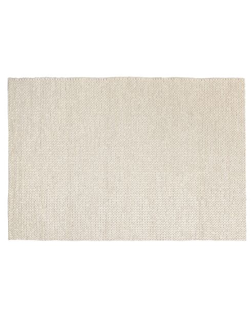 Tapis en Laine tissée Quentin écru - 230x160 cm