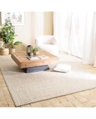 Tapis en Laine tissée Quentin beige - 230x160 cm