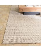 Tapis en Laine tissée Quentin beige - 230x160 cm