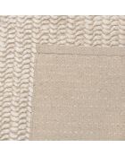 Tapis en Laine tissée Quentin beige - 230x160 cm