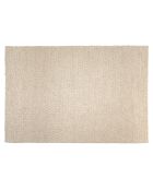 Tapis en Laine bouclée Quentin beige - 290x200 cm