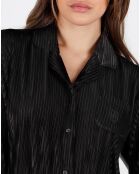 Pyjama T-Shirt Manches Longues & Pantalon noir