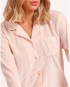 Pyjama T-Shirt Manches Longues & Pantalon rose