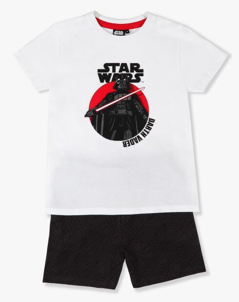 Pyjama T-Shirt & Short blanc