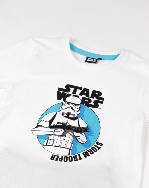 Pyjama T-Shirt & Short blanc