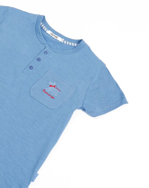 Pyjama T-Shirt & Short bleu