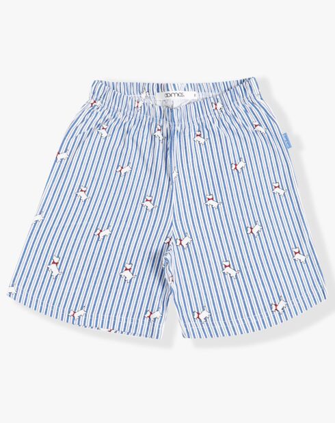 Pyjama T-Shirt & Short bleu