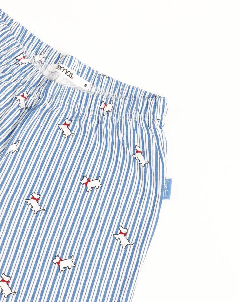 Pyjama T-Shirt & Short bleu
