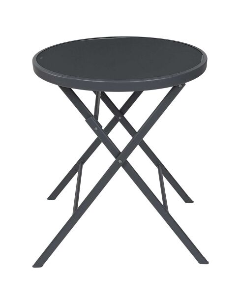 Table Elba grise - 60x71x60 cm