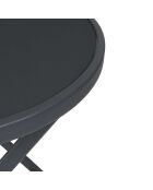 Table Elba grise - 60x71x60 cm