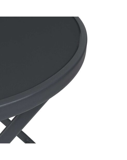 Table Elba grise - 60x71x60 cm