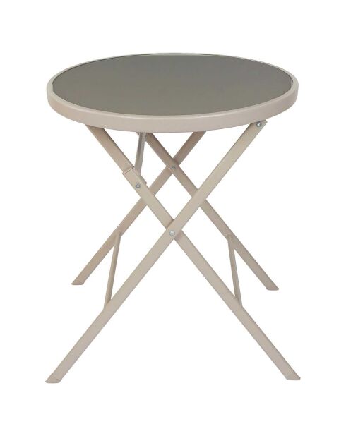 Table Elba beige - 60x71x60 cm