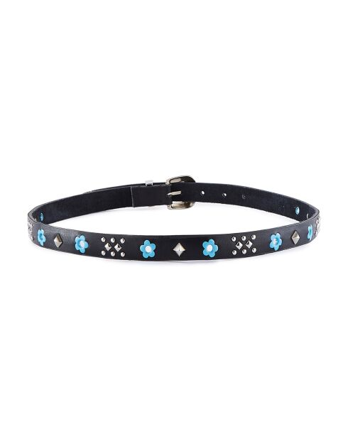 Ceinture en Cuir Discopop noire