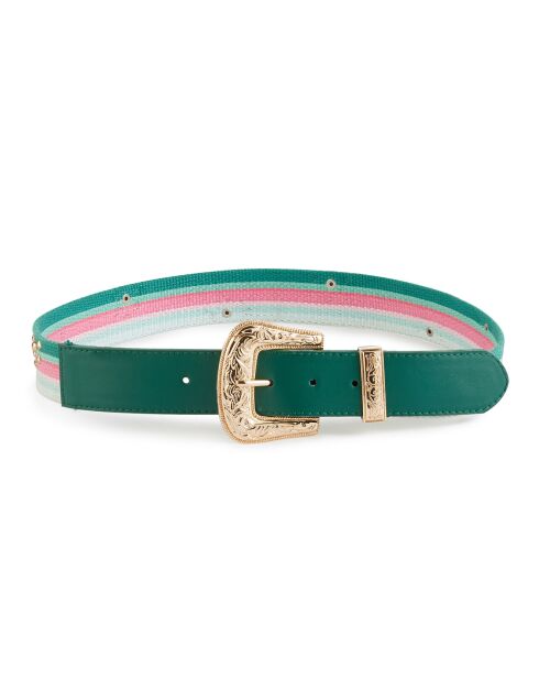 Ceinture en Cuir Eneko verte
