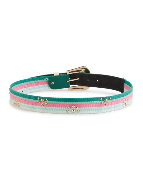 Ceinture en Cuir Eneko verte