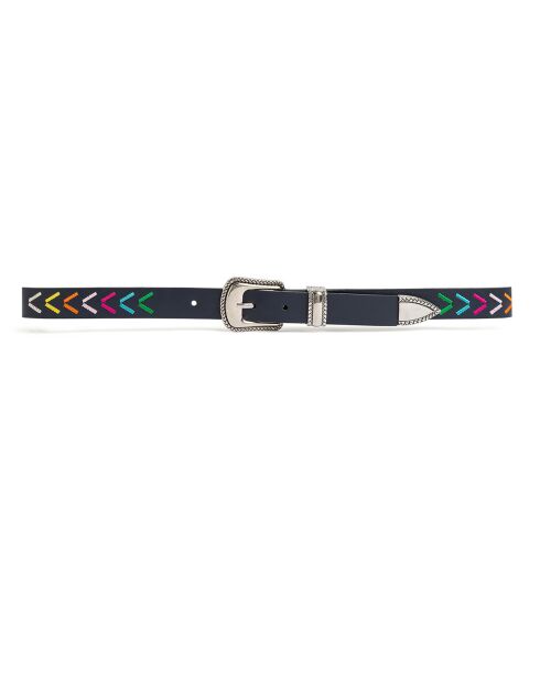 Ceinture en Cuir Kimmy marine