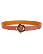 Ceinture en Cuir Power marron